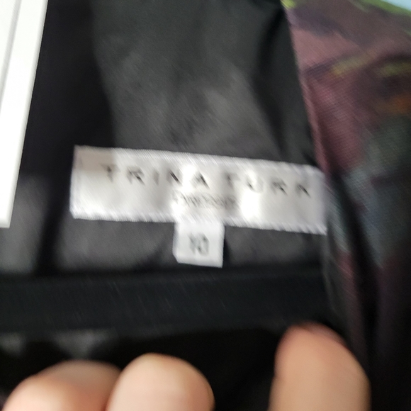 Trina Turk Made in USA Tropical Floral Print Dress Size 10 - Picture 2 of 4